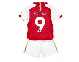 Arsenal Gabriel Jesus #9 Koszulka Podstawowych Dziecięca 2023-24 Krótki Rękaw (+ Krótkie spodenki)